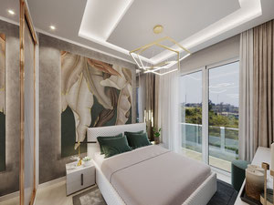 公寓 1 卧室 40 平方米，位于土耳其阿拉尼亚 — 来自开发商和业主的房地产搜索引擎 GEOLN.COM. 照片 35