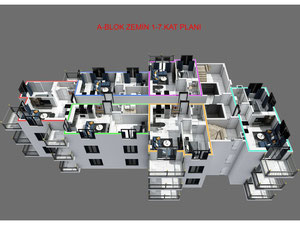 公寓 1 卧室 50 平方米，位于土耳其阿拉尼亚 — 来自开发商和业主的房地产搜索引擎 GEOLN.COM. 照片 117
