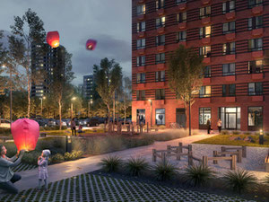 房地产在 Molodogvardeiskaya 36 — look at the real estate search engine GEOLN.COM. 照片 2