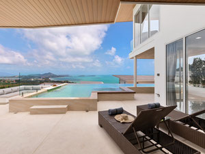 პრემიუმ 4 საძინებელი აუზის ვილა ოკეანისა და მთების ხედებით — უძრავი ქონების ყიდვა და მფლო ბელებისგან GEOLN.COM. ფოტო 34