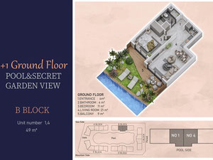 2 卧室公寓 37 平方米，位于土耳其阿拉尼亚 — 来自开发商和业主的房地产搜索引擎 GEOLN.COM. 照片 28