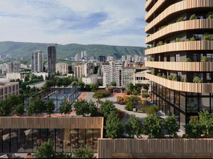 Квартира в Тбілісі по пр. Важі Пшавели 25 в преміум ЖК Sakeni з басейном — Пошуковик нерухомості від забудовників і власників GEOLN.COM. Фото 9