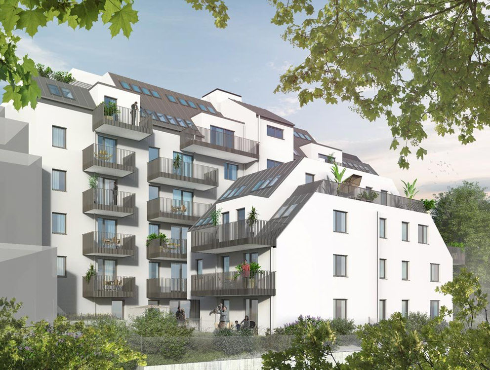 Real estate in Wagramer Straße 64-66 — look at the real estate search engine GEOLN.COM. Photo 1