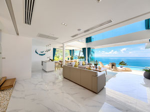 მოდერნული 4 საძინებელი აუზის ვილა პანორამული ოკეანის ხედით ჩავენგში — უძრავი ქონების ყიდვა და მფლო ბელებისგან GEOLN.COM. ფოტო 7