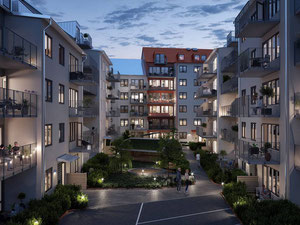 Immobilien in Brf Sandbyhofs Gard — Schauen Sie sich die Immobiliensuchmaschine GEOLN.COM an. Foto 3