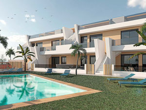 Bungalow 3 bedrooms 77 m² in Lo Pagan, Spain — Find off-plan property or real estate resale directly from developers and owners GEOLN.COM. Photo 2