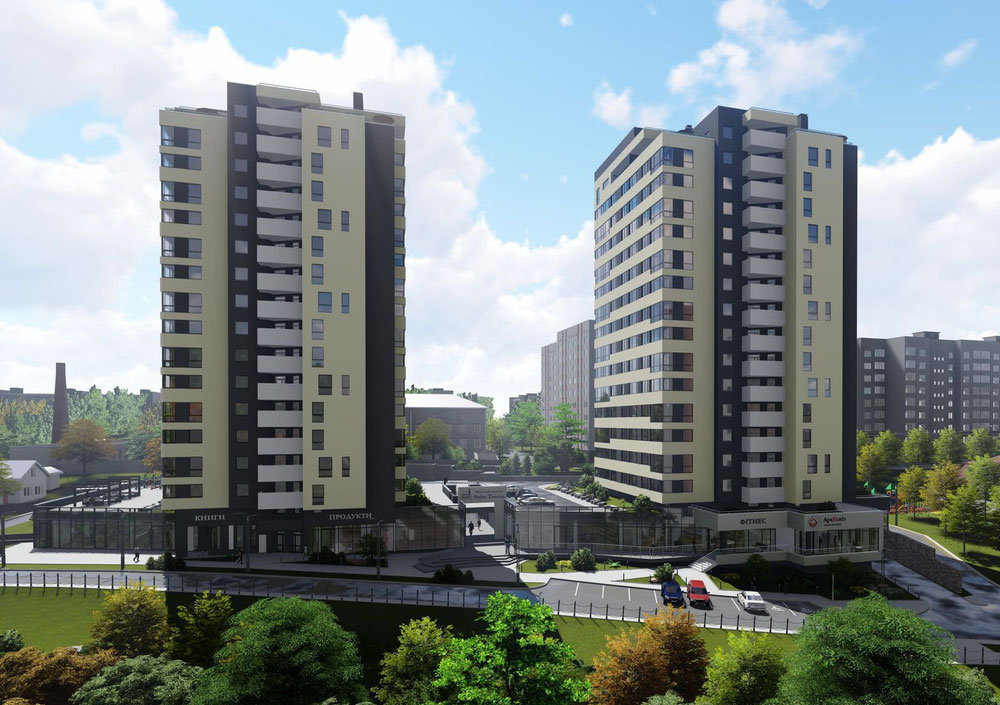 Real estate in Strim Towers — look at the real estate search engine GEOLN.COM. Photo 1