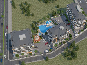 2 卧室公寓 103 平方米，位于土耳其阿拉尼亚 — 来自开发商和业主的房地产搜索引擎 GEOLN.COM. 照片 5