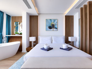 მოდერნული 4 საძინებელი აუზის ვილა პანორამული ოკეანის ხედით ჩავენგში — უძრავი ქონების ყიდვა და მფლო ბელებისგან GEOLN.COM. ფოტო 8