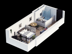 房地产在 Terrassa Batumi — look at the real estate search engine GEOLN.COM. 照片 6