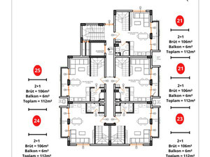 公寓 1 卧室 57 平方米，位于土耳其阿拉尼亚 — 来自开发商和业主的房地产搜索引擎 GEOLN.COM. 照片 17
