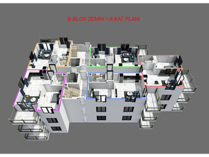 公寓 1 卧室 50 平方米，位于土耳其阿拉尼亚 — 来自开发商和业主的房地产搜索引擎 GEOLN.COM. 照片 113