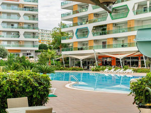 公寓 38 平方米，位于土耳其阿拉尼亚 — 来自开发商和业主的房地产搜索引擎 GEOLN.COM. 照片 2