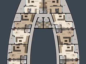 公寓 1 卧室 54 平方米，位于土耳其阿拉尼亚 — 来自开发商和业主的房地产搜索引擎 GEOLN.COM. 照片 14