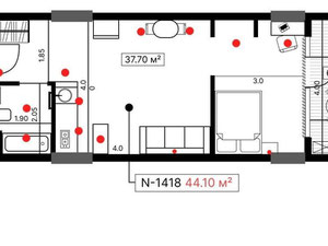 出售Ande Tower的公寓 — 来自开发商和业主的房地产搜索引擎 GEOLN.COM. 照片 11