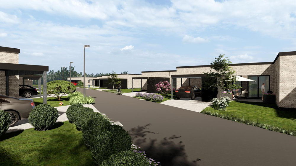 Real estate in Klosterlunden raekkehuse — look at the real estate search engine GEOLN.COM. Photo 1