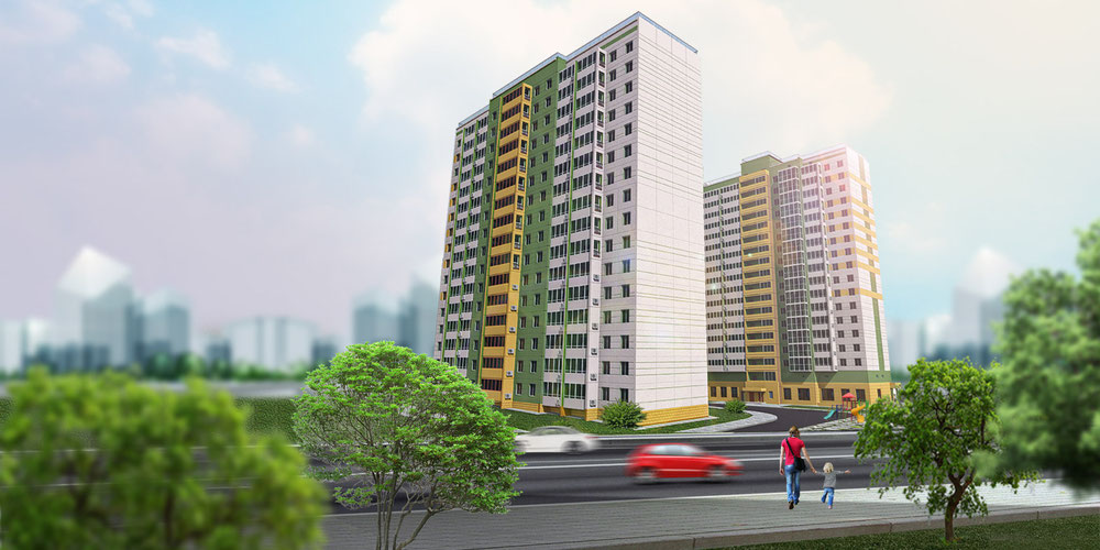 房地产在 Vysotky on Elektrostalskaya — look at the real estate search engine GEOLN.COM. 照片 1