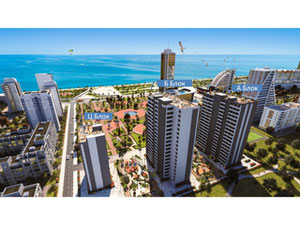 巴统蝙蝠塔 B 块中的白色框架 — 来自开发商和业主的房地产搜索引擎 GEOLN.COM. 照片 3