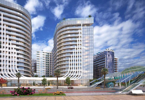 Марина Клуб, Студія під ключ з балконом та доступом до моря