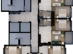 公寓 1 卧室 51 平方米，位于土耳其阿拉尼亚 — 来自开发商和业主的房地产搜索引擎 GEOLN.COM. 照片 16