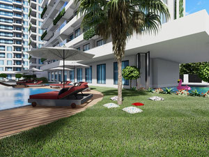 公寓 55 平方米，位于土耳其阿拉尼亚 — 来自开发商和业主的房地产搜索引擎 GEOLN.COM. 照片 25