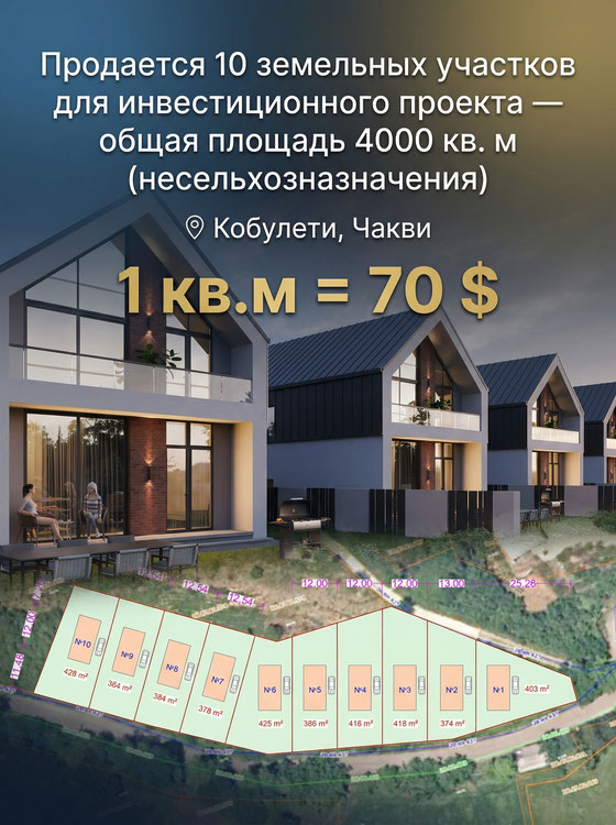 საკადასტრო ნაკვეთის გაყიდვა — უძრავი ქონების ყიდვა და მფლო ბელებისგან GEOLN.COM. ფოტო 1