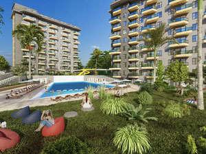 公寓 1 卧室 55 平方米，位于土耳其阿拉尼亚 — 来自开发商和业主的房地产搜索引擎 GEOLN.COM. 照片 12