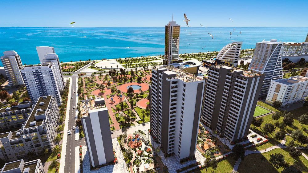 待售一卧室公寓，位于一栋正在建设的建筑中。距离大海300米 — 来自开发商和业主的房地产搜索引擎 GEOLN.COM. 照片 1