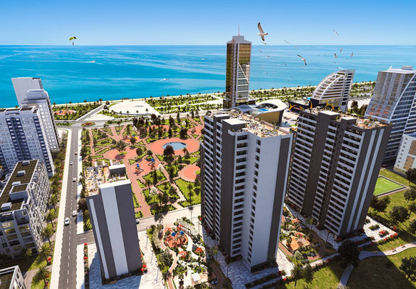 למכירה דירת חדר שינה אחד בבניין בהקמה. 300 מטר מהים