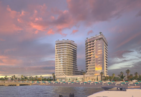 Марина Клуб, Студія під ключ з балконом та доступом до моря