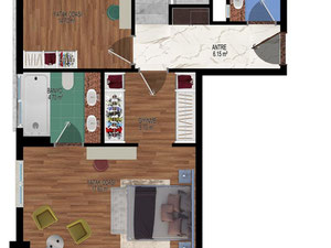 ბინა 1 ოთახიანი 55 მ² ალანიაში, თურქეთი — უძრავი ქონების ყიდვა და მფლო ბელებისგან GEOLN.COM. ფოტო 47