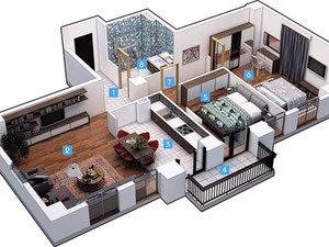 3 кімнатна квартира в елітному будинку на Шартава — Пошуковик нерухомості від забудовників і власників GEOLN.COM. Фото 2