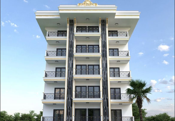 Апартаменти 1 спальня 51 м² в Аланьї, Туреччина