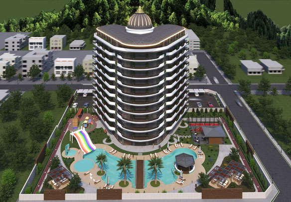 Апартаменти 1 спальня 56 м² в Аланьї, Туреччина