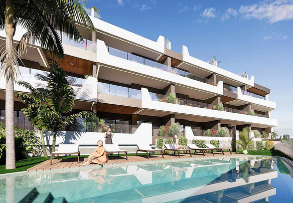 ბინა 2 ოთახიანი 73 მ² ბენიიოფარში, ესპანეთი