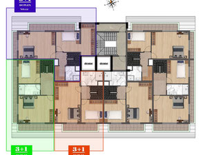 公寓 1 卧室 58 平方米，位于土耳其阿拉尼亚 — 来自开发商和业主的房地产搜索引擎 GEOLN.COM. 照片 14