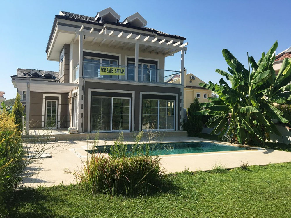 ვილა ზღვის პირას თურქეთში, ფეთჰიე — უძრავი ქონების ყიდვა და მფლო ბელებისგან GEOLN.COM. ფოტო 1