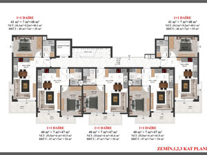 公寓 1 卧室 54 平方米，位于土耳其阿拉尼亚 — 来自开发商和业主的房地产搜索引擎 GEOLN.COM. 照片 23