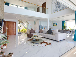 Велика 5-кімнатна вілла з басейном та видом на море в житловому комплексі на схилі — Пошуковик нерухомості від забудовників і власників GEOLN.COM. Фото 46