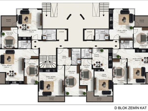 公寓 1 卧室 52 平方米，位于土耳其阿拉尼亚 — 来自开发商和业主的房地产搜索引擎 GEOLN.COM. 照片 61