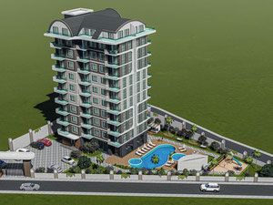 公寓 1 卧室 93 平方米，位于土耳其阿拉尼亚 — 来自开发商和业主的房地产搜索引擎 GEOLN.COM. 照片 11