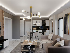 公寓 1 卧室 52 平方米，位于土耳其阿拉尼亚 — 来自开发商和业主的房地产搜索引擎 GEOLN.COM. 照片 30