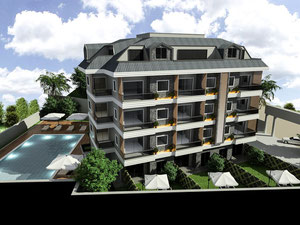 公寓 1 卧室 55 平方米，位于土耳其阿拉尼亚 — 来自开发商和业主的房地产搜索引擎 GEOLN.COM. 照片 2