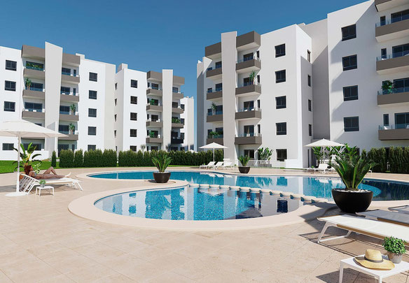 Mieszkanie 2 pokojowe 65 m² w San Miguel de Salinas, Hiszpania