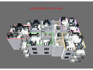 公寓 1 卧室 50 平方米，位于土耳其阿拉尼亚 — 来自开发商和业主的房地产搜索引擎 GEOLN.COM. 照片 114