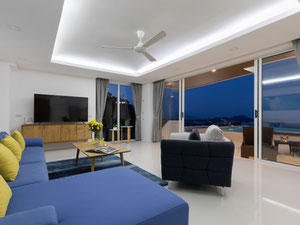 პრემიუმ 4 საძინებელი აუზის ვილა ოკეანისა და მთების ხედებით — უძრავი ქონების ყიდვა და მფლო ბელებისგან GEOLN.COM. ფოტო 15