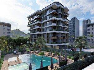 公寓 1 居室 65 m² 位于阿拉尼亚 — 来自开发商和业主的房地产搜索引擎 GEOLN.COM. 照片 5