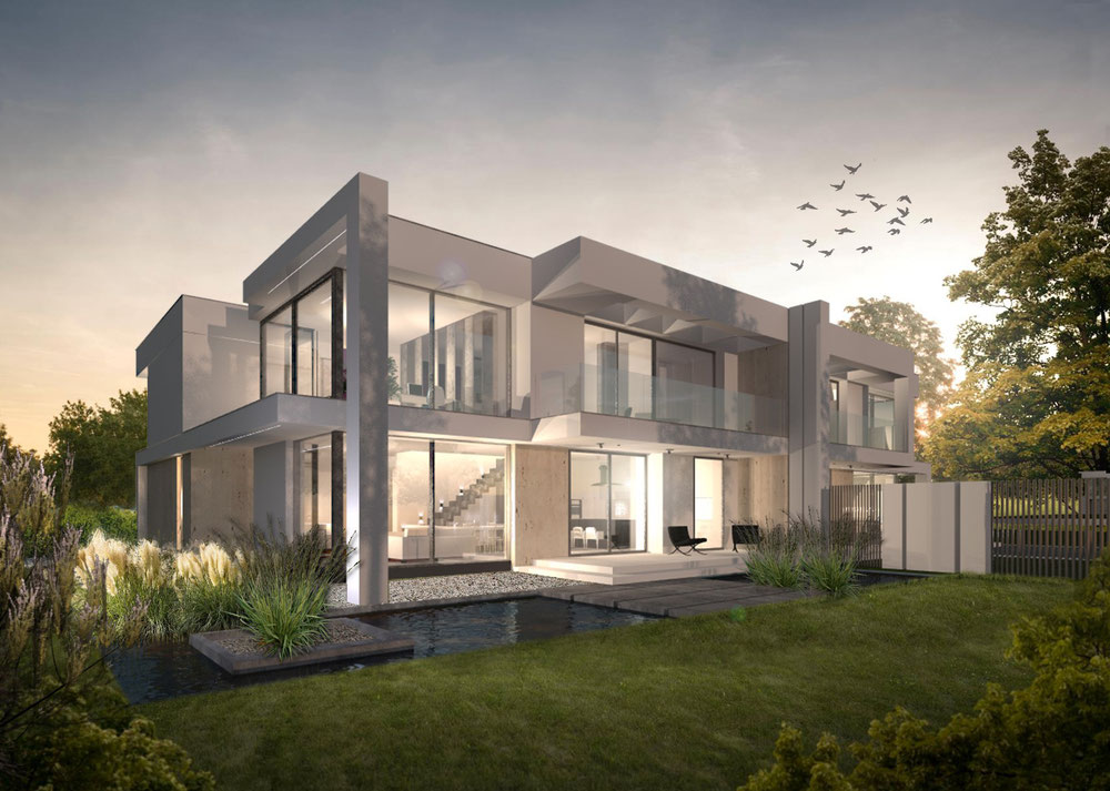 Real estate in hampton Residence Wilanow — look at the real estate search engine GEOLN.COM. Photo 1