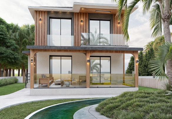 Se vende villa con piscina