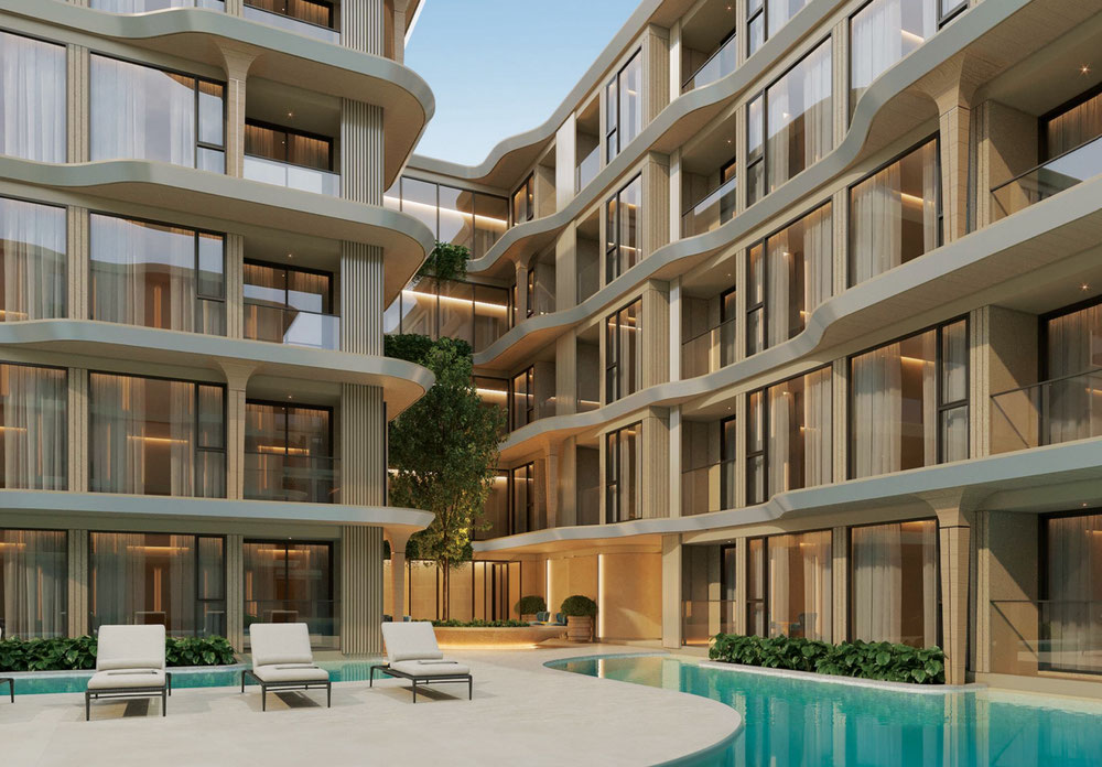 студия площадью 32 м2 с боковым видом на море в самом элитном районе Банг Тао — 来自开发商和业主的房地产搜索引擎 GEOLN.COM. 照片 1